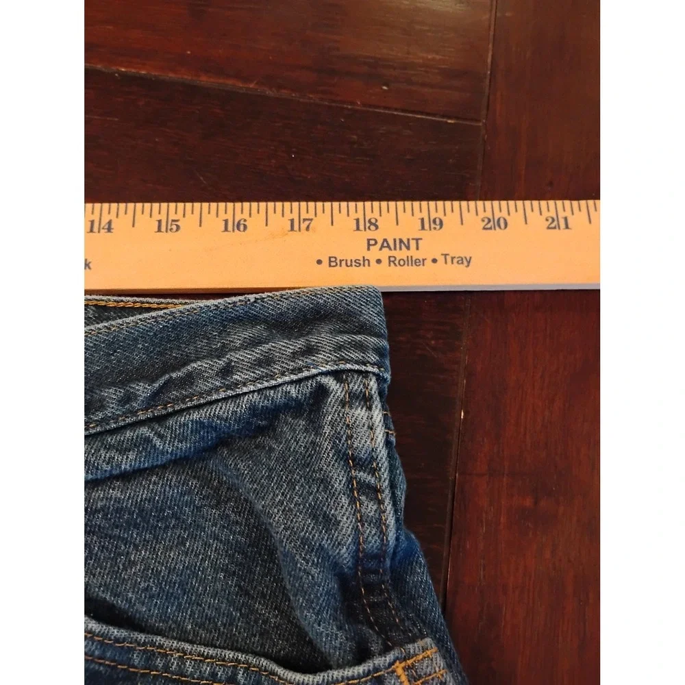Rustler Regular Fit Straight Leg Jeans Mens 36x34 Medium Wash Denim 1087619PW